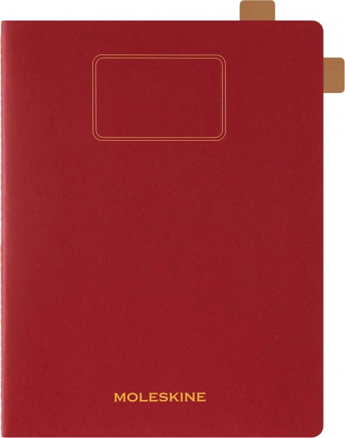 Zeszyt Moleskine Student Cahier XXL (21.6X27.9 cm) w Linie Czerwony/Szkarłatny (Moleskine Student XXL Ruled Scarled Red Soft Cover) - 8056999276874
